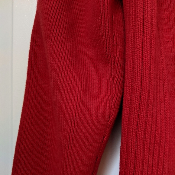 TOMMY HILFIGER Red Sweater Track Jacket - Picture 8 of 15